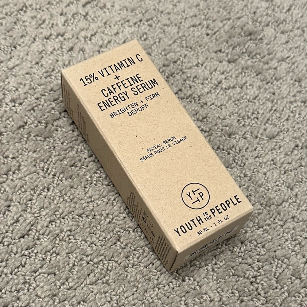 NEW!! Youth To The People Vitamin C + Caffeine Energy Serum